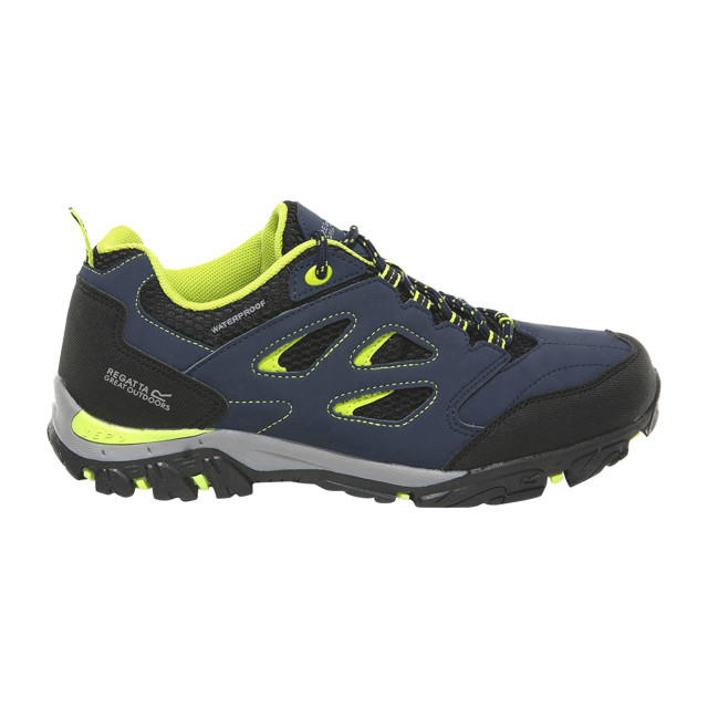 Regatta Kinderen/kinderen holcombe lage junior wandelschoenen UTRG3621_navyblazelimepunch large