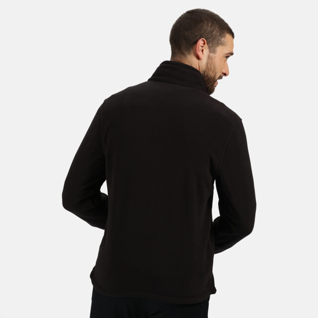 Regatta Heren plain micro fleece full zip vest (lite laag) UTRG1551_black large