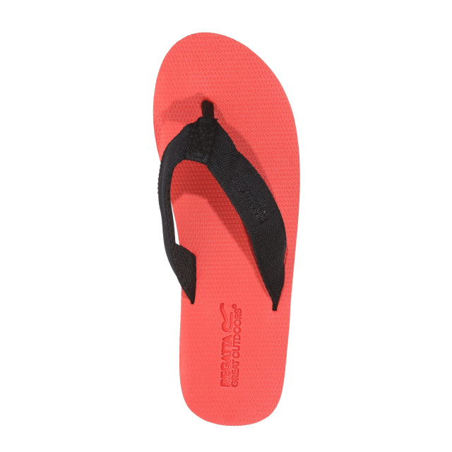 Regatta Heren rico teenslippers UTRG3460_trueredblack large