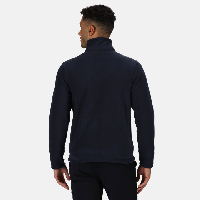 Regatta Heren plain micro fleece full zip vest (lite laag) UTRG1551_darknavy large