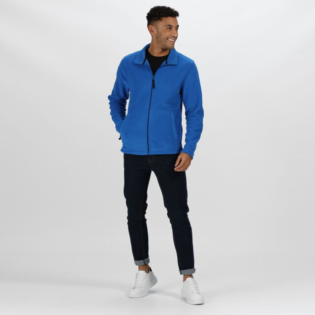 Regatta Heren plain micro fleece full zip vest (lite laag) UTRG1551_oxfordblue large