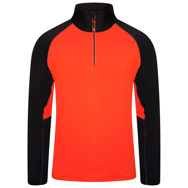 Dare2b Heren fuser core stretch half zip thermo top UTRG7265_amberglowblack large