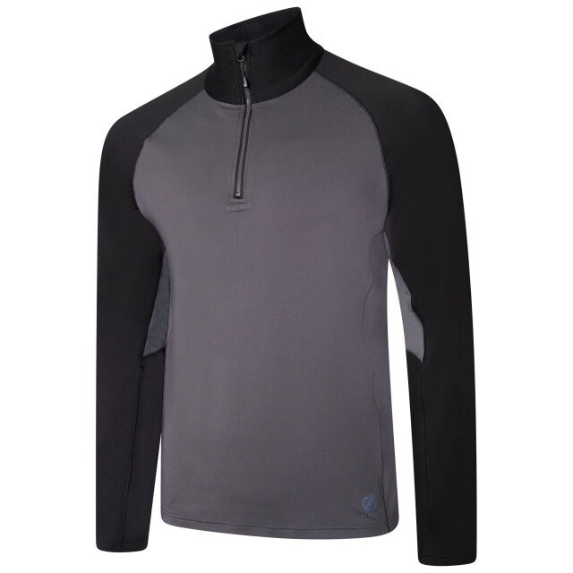 Dare2b Heren fuser core stretch half zip thermo top UTRG7265_ebonygrey large