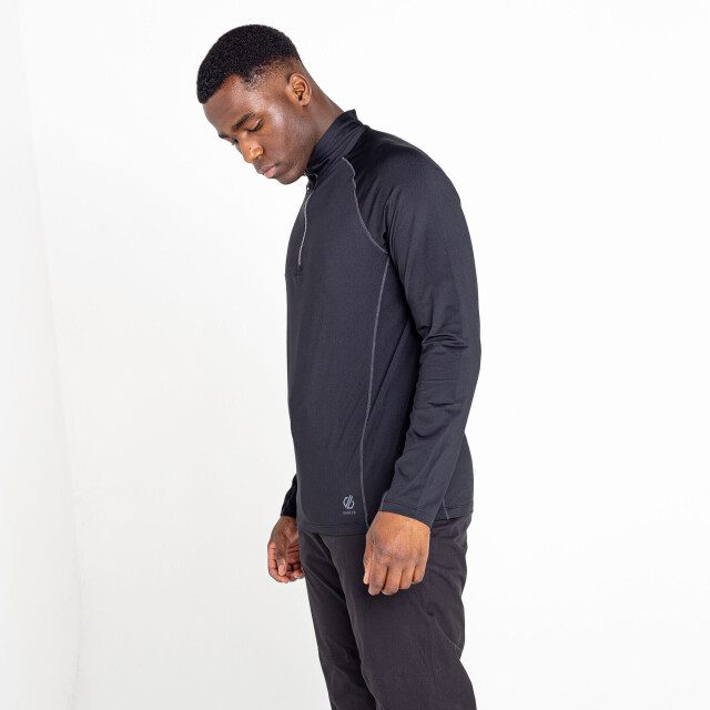 Dare2b Heren fuser core stretch half zip thermo top UTRG7265_black large