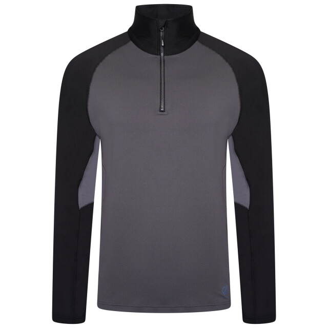 Dare2b Heren fuser core stretch half zip thermo top UTRG7265_ebonygrey large