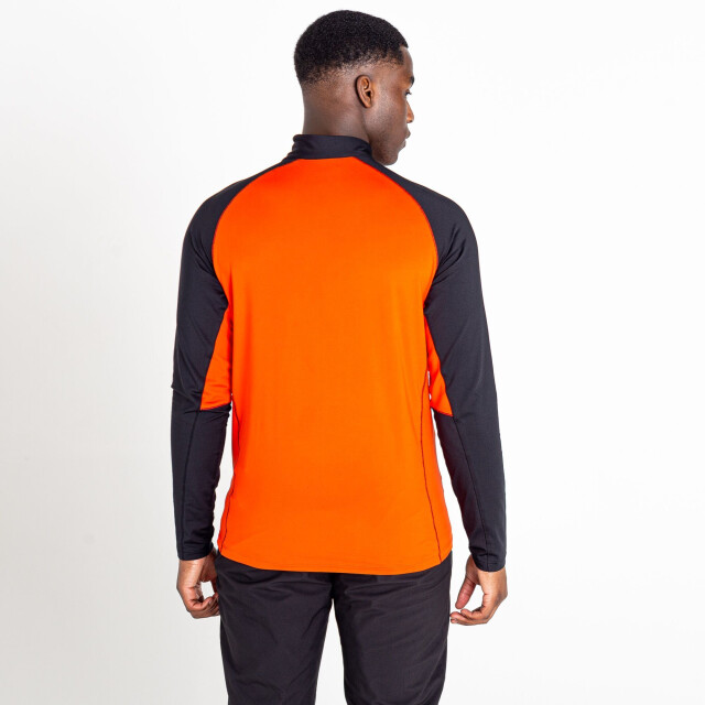 Dare2b Heren fuser core stretch half zip thermo top UTRG7265_amberglowblack large