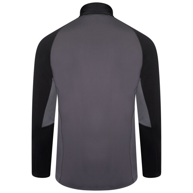 Dare2b Heren fuser core stretch half zip thermo top UTRG7265_ebonygrey large