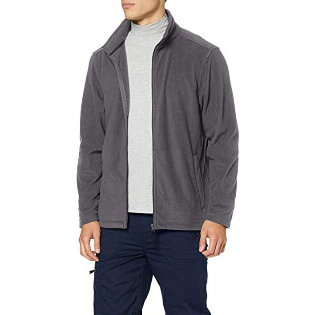 Regatta Heren thor 300 full zip fleece vest UTRG1533_sealgrey large