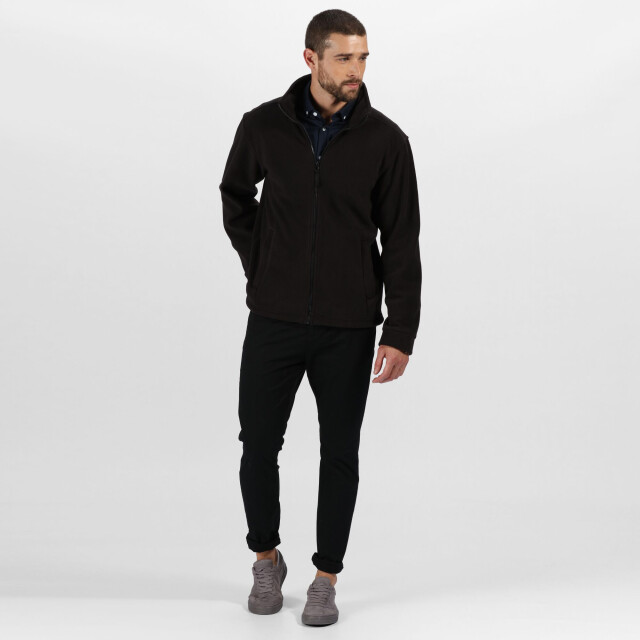 Regatta Heren thor 300 full zip fleece vest UTRG1533_black large