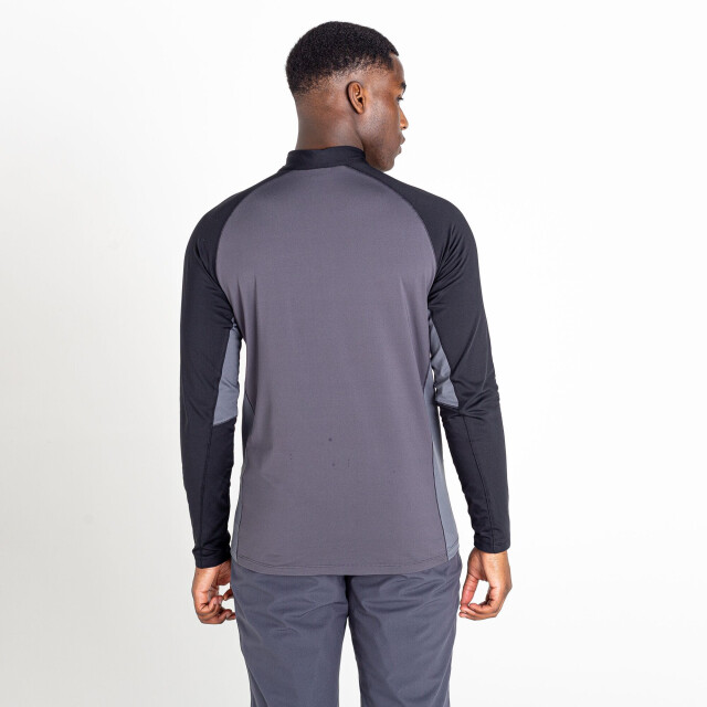 Dare2b Heren fuser core stretch half zip thermo top UTRG7265_ebonygrey large