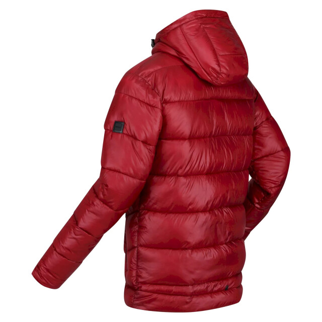 Regatta Heren toploft ii gewatteerde jas met capuchon UTRG8135_darkred large