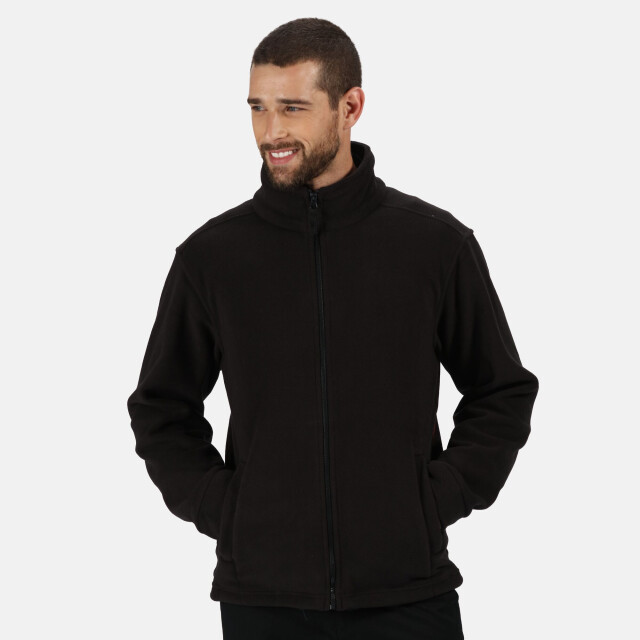 Regatta Heren thor 300 full zip fleece vest UTRG1533_black large