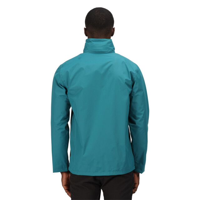 Regatta Groot buiten mens klassieker matte kap waterdicht jasje UTRG919_pacificgreenblack large