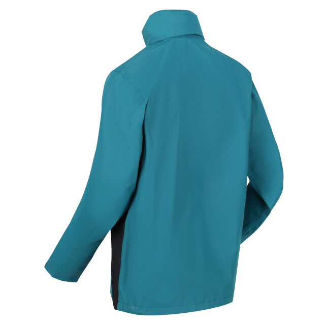 Regatta Groot buiten mens klassieker matte kap waterdicht jasje UTRG919_pacificgreenblack large