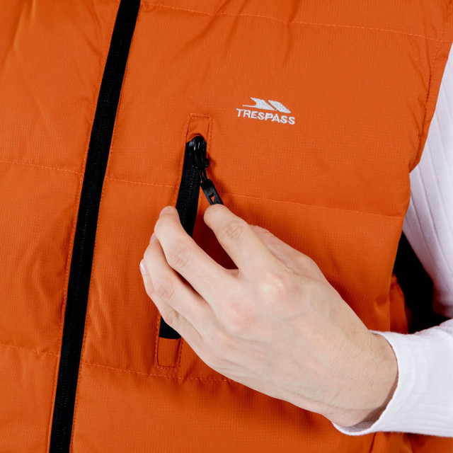 Trespass Heren clasp gewatteerde bodywarmer UTTP849_burntorange large