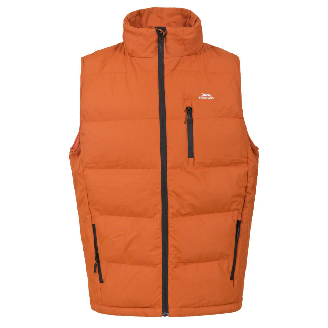 Trespass Heren clasp gewatteerde bodywarmer UTTP849_burntorange large