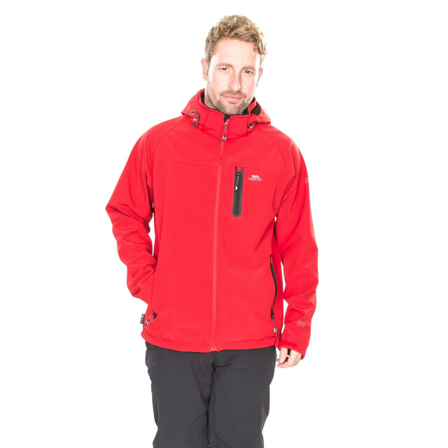 Trespass Heren accelerator ii waterbestendige softshell jas UTTP3263_red large