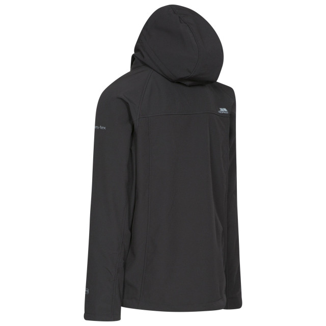 Trespass Heren accelerator ii waterbestendige softshell jas UTTP3263_black large