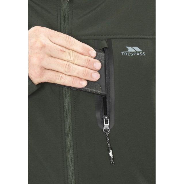 Trespass Heren accelerator ii waterbestendige softshell jas UTTP3263_olive large