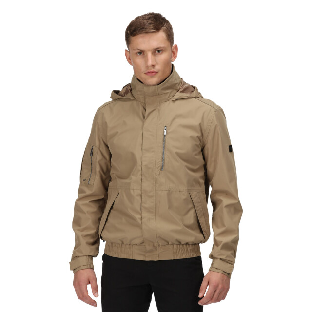 Regatta Heren feelding linear waterdichte bomber jas UTRG7702_goldsand large