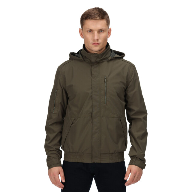 Regatta Heren feelding linear waterdichte bomber jas UTRG7702_darkkhaki large