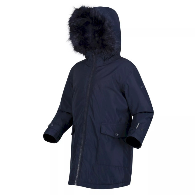 Regatta Kinderen/kinderen adelyn waterdichte parka UTRG8142_navy large