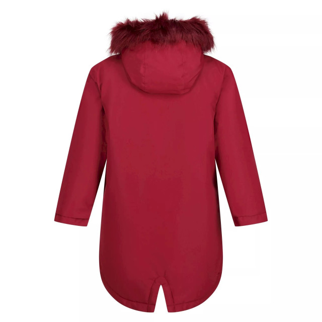 Regatta Kinderen/kinderen adelyn waterdichte parka UTRG8142_darkpimento large