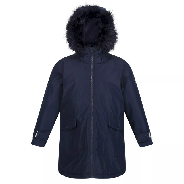 Regatta Kinderen/kinderen adelyn waterdichte parka UTRG8142_navy large