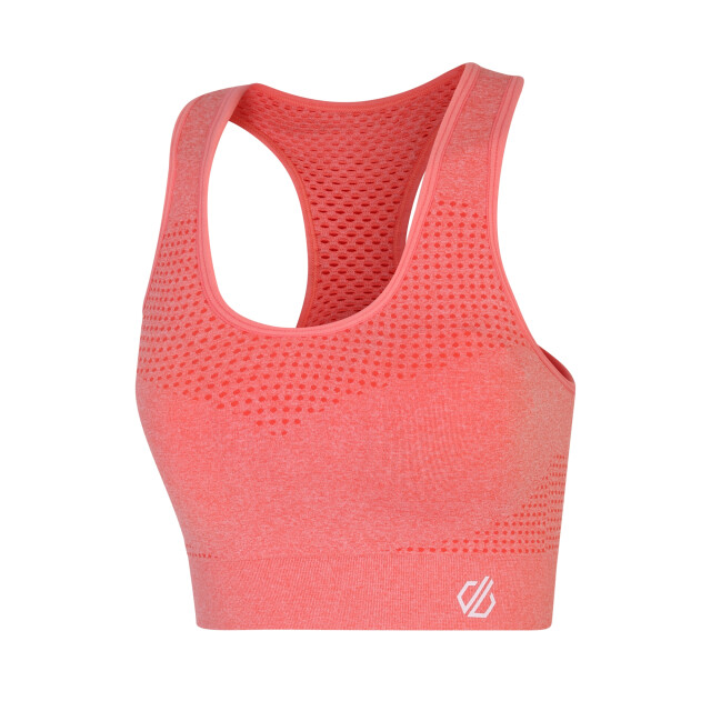 Dare2b Dames dont sweat it ii marl sportbeha UTRG7437_apricotblushpink large