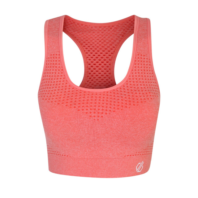 Dare2b Dames dont sweat it ii marl sportbeha UTRG7437_apricotblushpink large