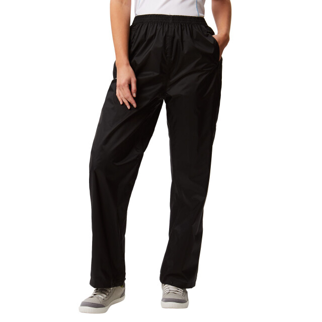 Regatta Groot buitenshuis vrouwen/dames avontuurlijke technologie pakket it waterdichte overtrousers UTRG1170_black large