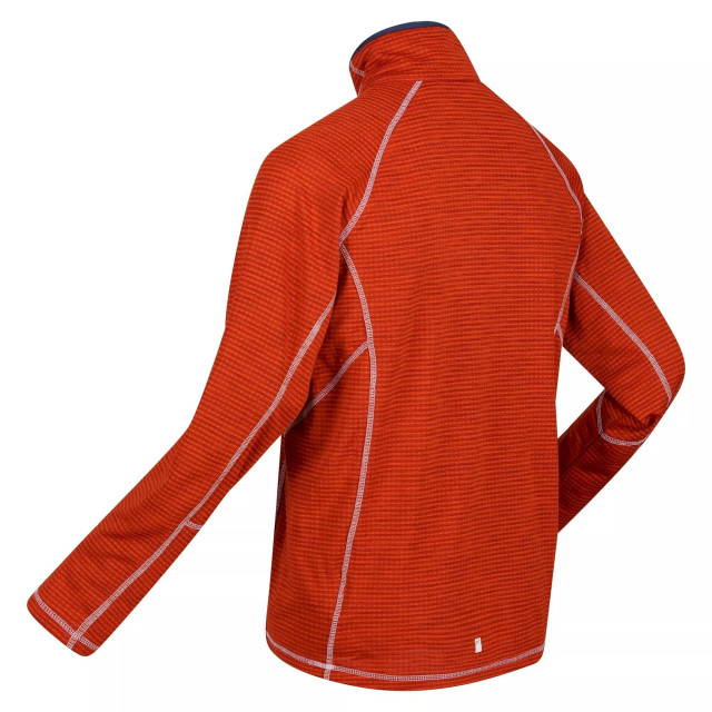 Regatta Heren yonder quick dry vochtigheid wicking half zip fleece jasje UTRG3786_rustyorange large