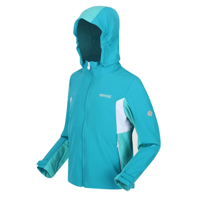 Regatta Kinder/kids acidity v soft shell jas UTRG7224_enamelturquoise large