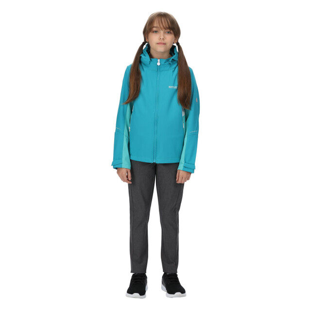 Regatta Kinder/kids acidity v soft shell jas UTRG7224_enamelturquoise large