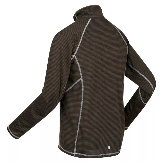 Regatta Heren yonder quick dry vochtigheid wicking half zip fleece jasje UTRG3786_ash large