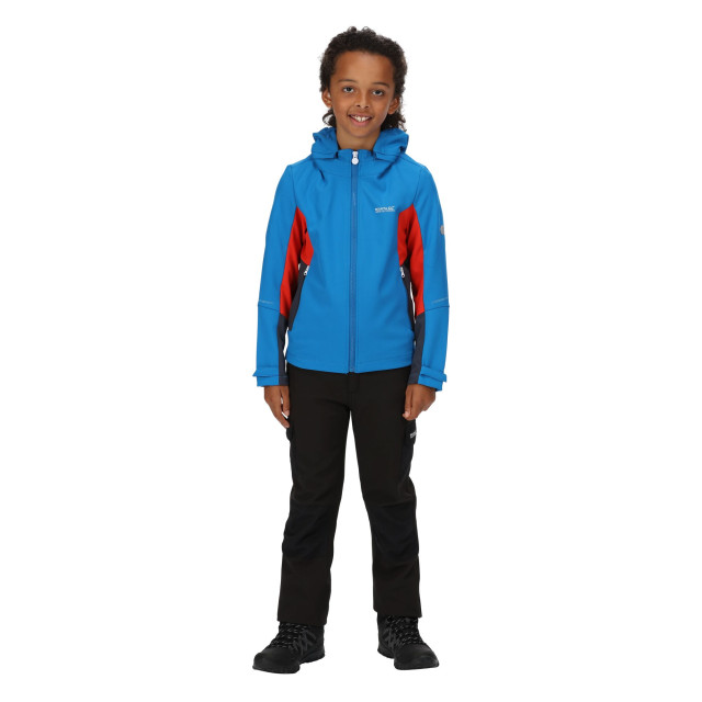 Regatta Kinder/kids acidity v soft shell jas UTRG7224_imperialbluefieryred large