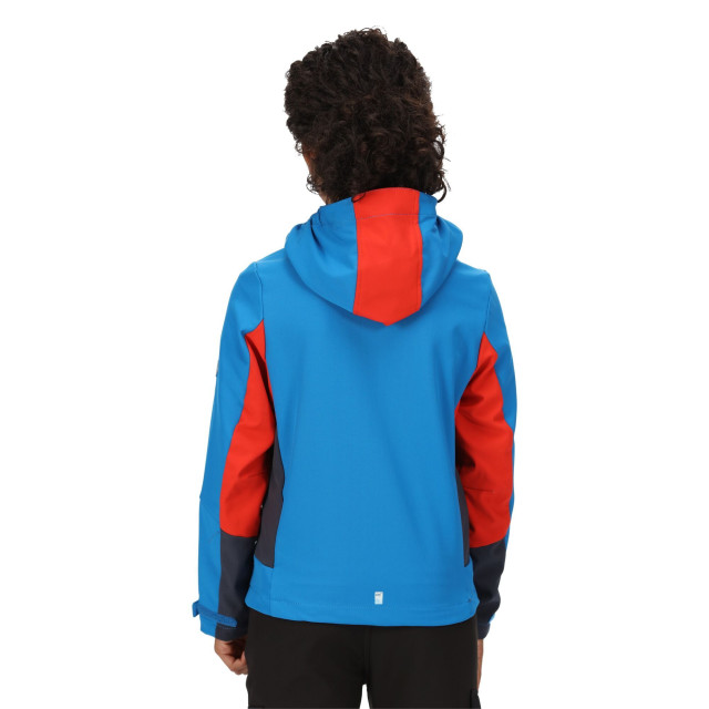 Regatta Kinder/kids acidity v soft shell jas UTRG7224_imperialbluefieryred large