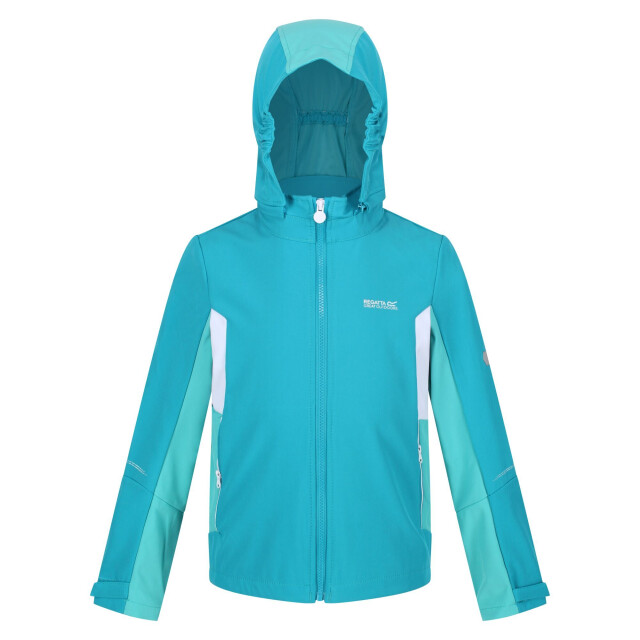 Regatta Kinder/kids acidity v soft shell jas UTRG7224_enamelturquoise large