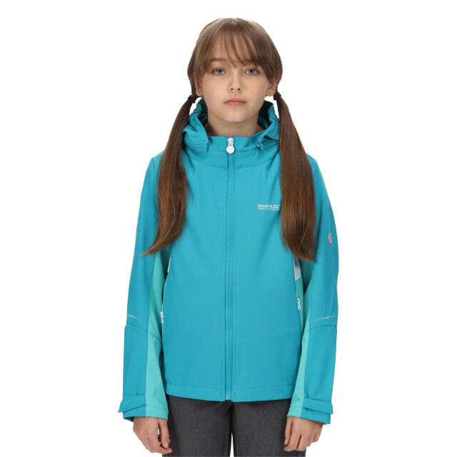 Regatta Kinder/kids acidity v soft shell jas UTRG7224_enamelturquoise large