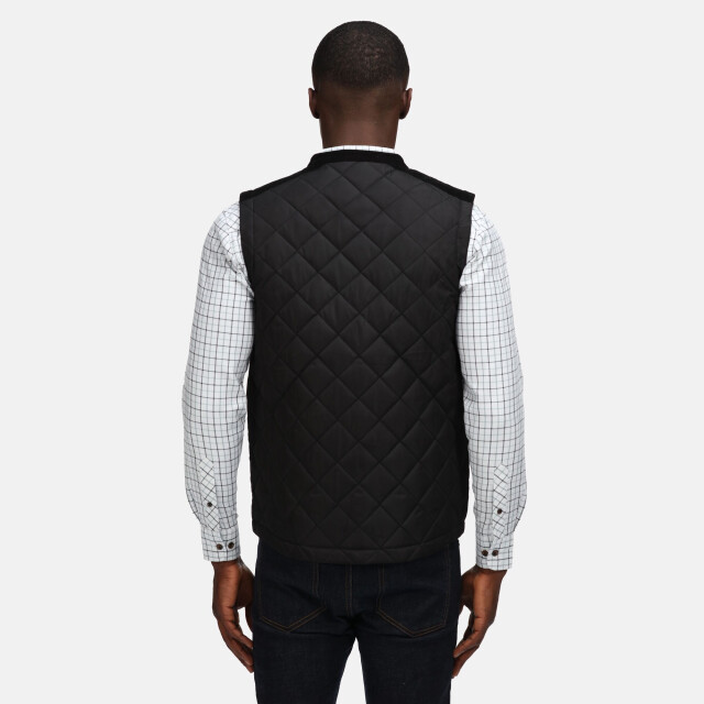 Regatta Heren moreton gewatteerde bodywarmer UTRG6947_black large