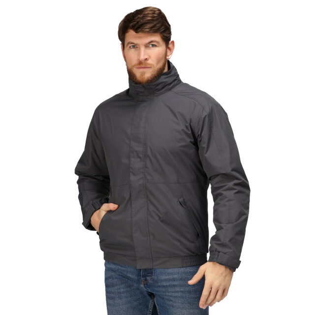 Regatta Dover waterdichte winddichte jas (thermo-guard isolatie) UTRG1425_sealgreyblack large