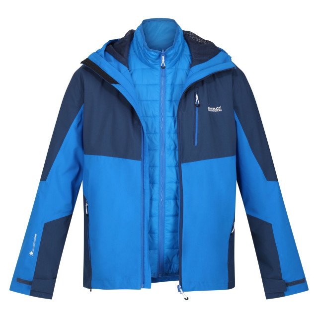 Regatta Heren wentwood vii 3 in 1 waterdichte jas UTRG8225_admiralblueskydiverblue large