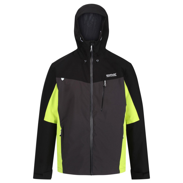 Regatta Heren birchdale waterdicht hooded jacket UTRG3474_ashblack large