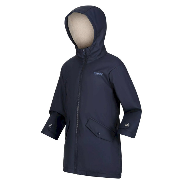 Regatta Kinderen/kinderen brynlee plain waterdichte jas UTRG8190_navy large