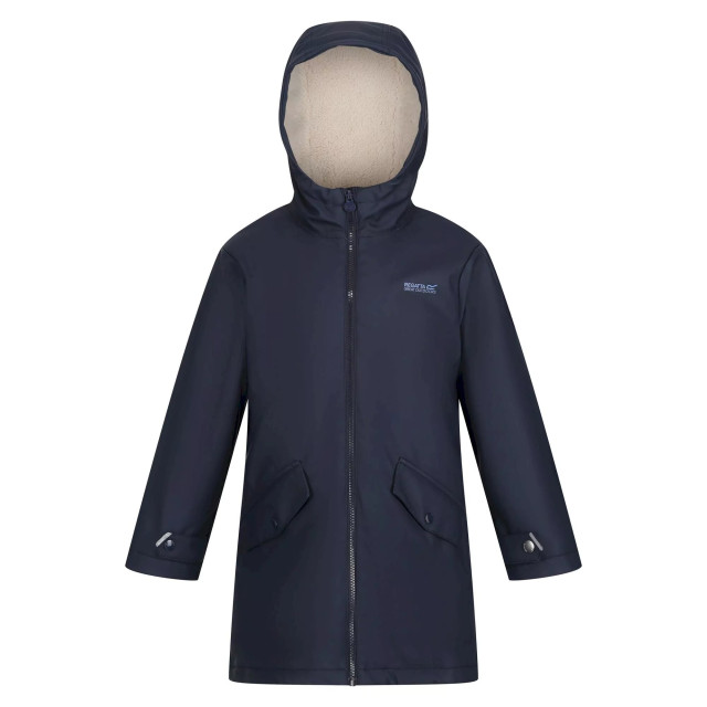 Regatta Kinderen/kinderen brynlee plain waterdichte jas UTRG8190_navy large