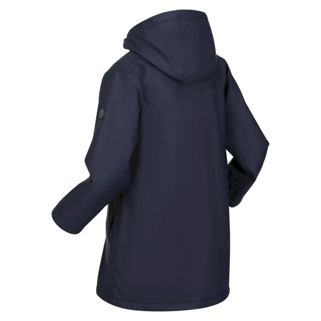 Regatta Kinderen/kinderen brynlee plain waterdichte jas UTRG8190_navy large