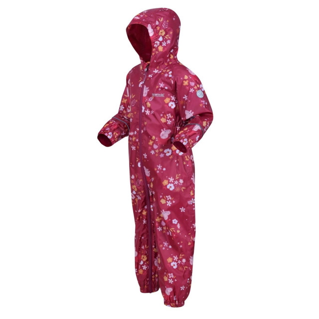 Regatta Kinder/kinder pobble peppa pig puddle suit UTRG8237_berrypinkautumn large