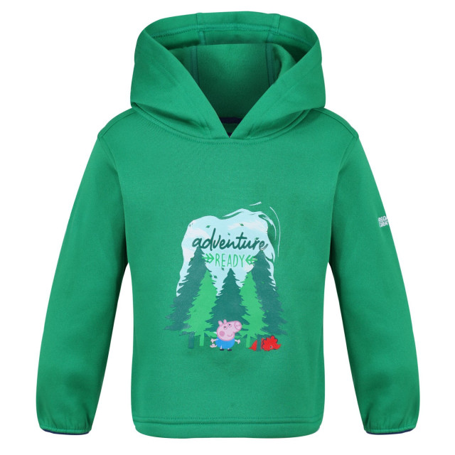 Peppa Pig Kinder/kids bos hoodie UTRG5919_jellybeangreen large