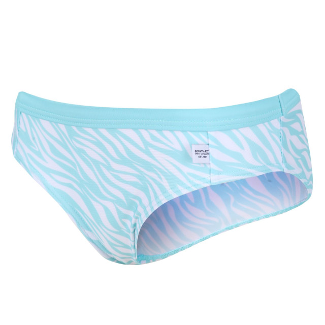 Regatta Meisjes hosanna zebra print bikinibroekje UTRG7214_arubablue large