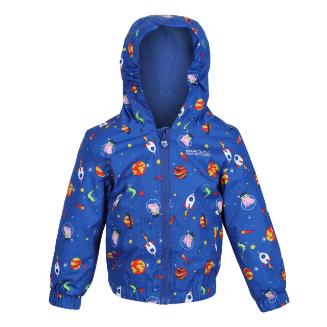 Regatta Kinder/kids muddy puddle peppa pig kosmisch gewatteerd jasje UTRG6739_surfspray large